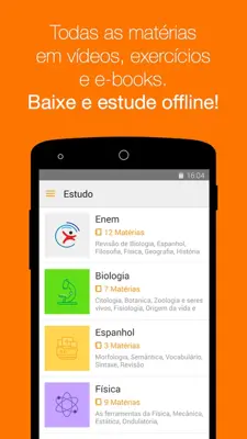 Enem android App screenshot 4